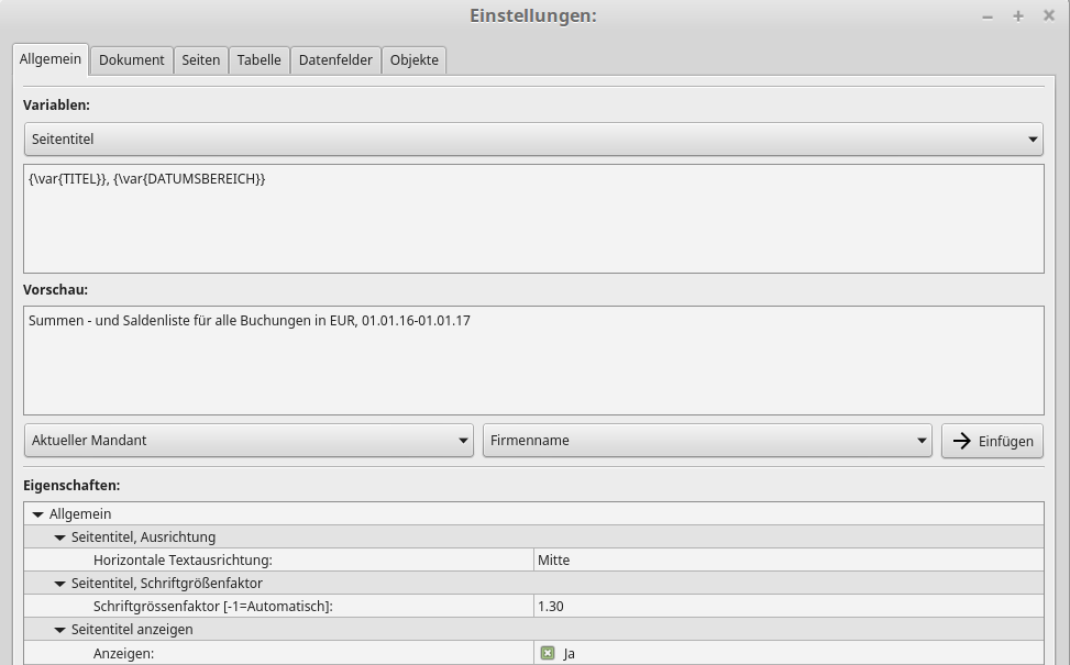 Eigene Attribute erstellen